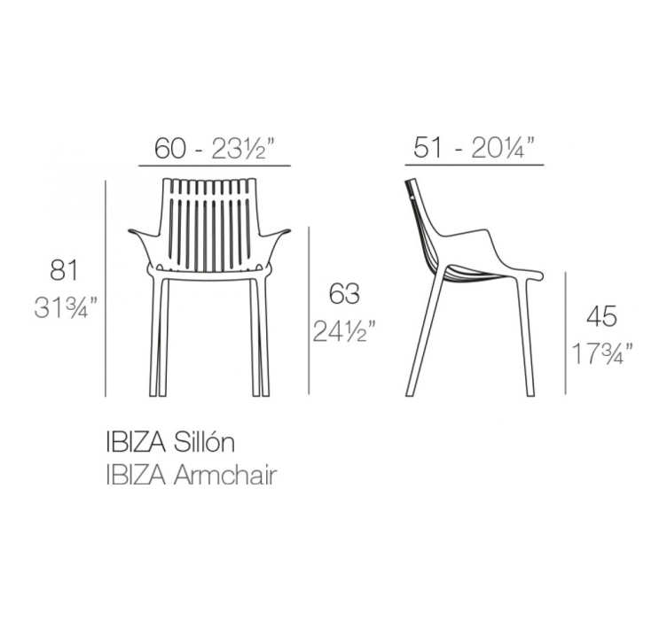 Стілець Ibiza Armchair Black3